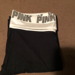 Pink yoga pants
